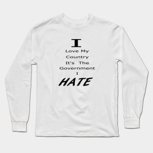 Love My Country Classic Long Sleeve T-Shirt